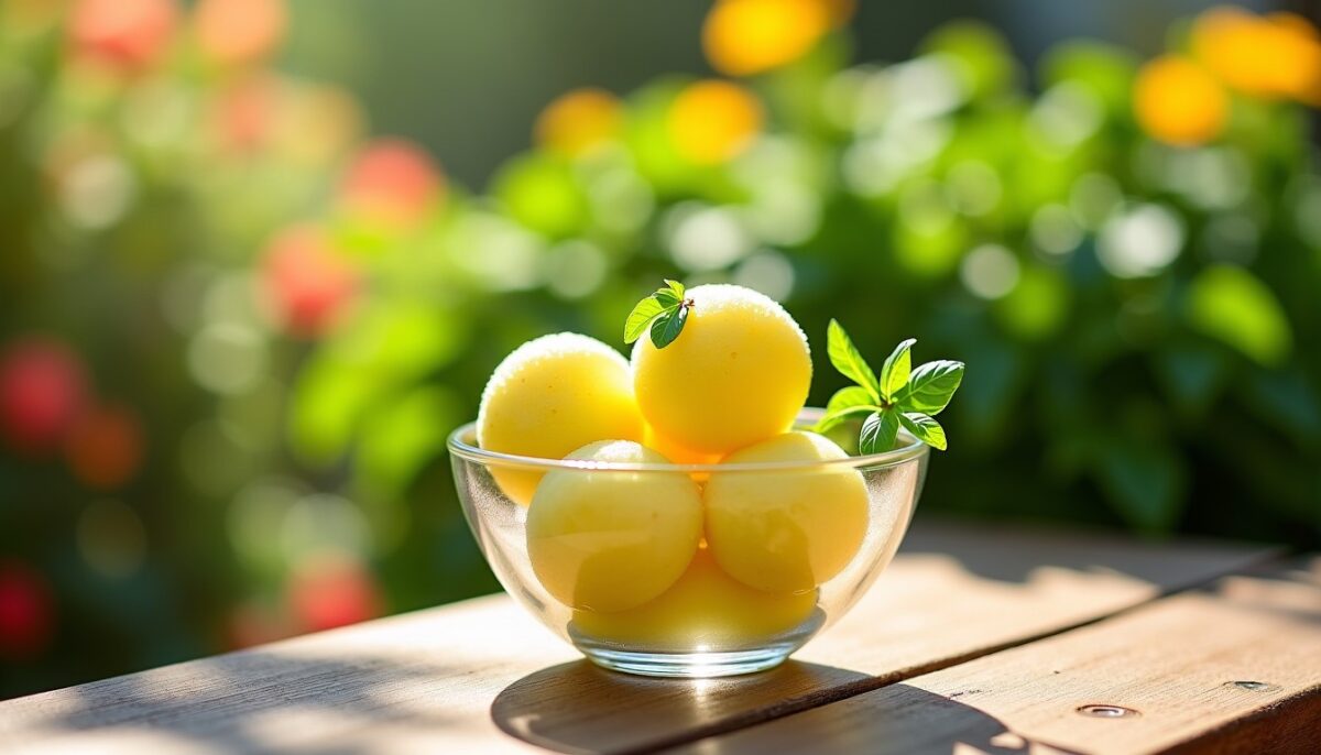 Sorbet citron-basilic Novascope : la recette maison pour une fraîcheur onctueuse