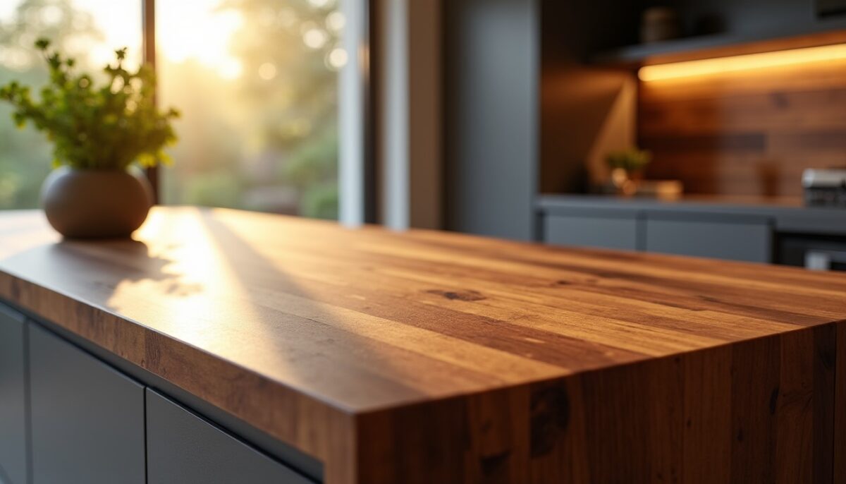 Plan de travail en noyer pour cuisine : conseils pour bien choisir et entretenir votre surface en bois noble