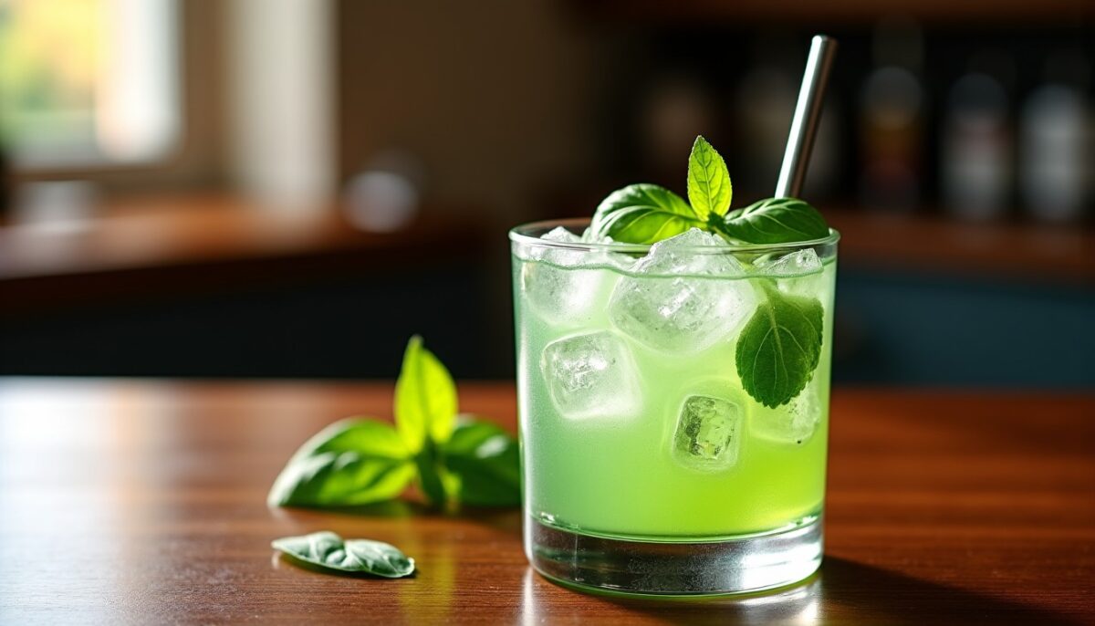 Basil Smash : Préparez facilement ce cocktail rafraîchissant au gin et basilic