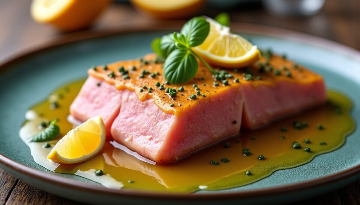 Filet de loup poêlé, beurre citronné et peau délicieusement croustillante : la recette gourmande Filet de loup poêlé, beurre citronné et peau délicieusement croustillante : la recette gourmande