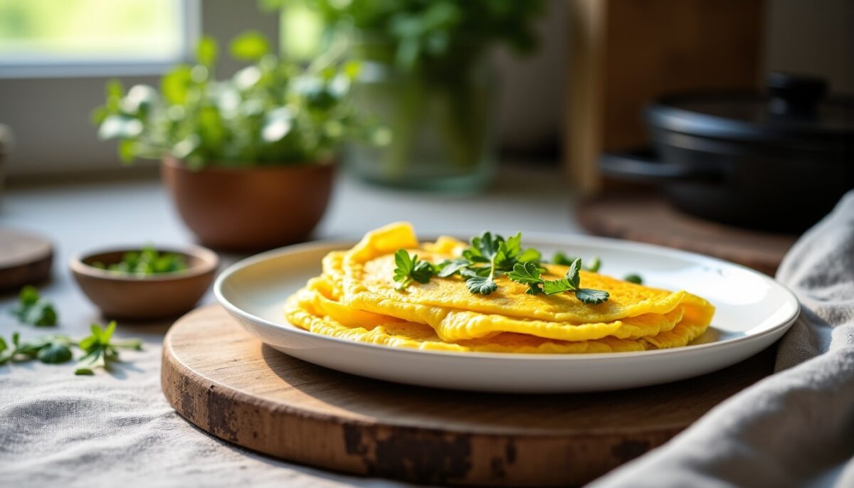 Omelette à l’aillet : savoureuse et moelleuse, la recette simplifiée Omelette à l’aillet : savoureuse et moelleuse, la recette simplifiée