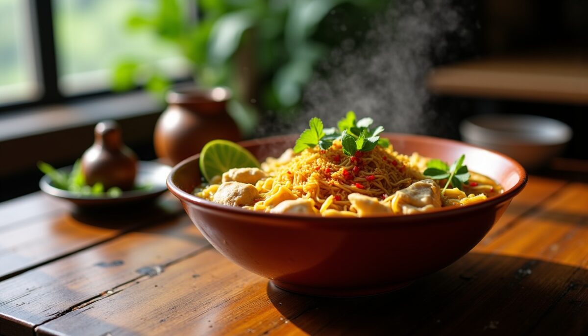 Khan Soi : Découvrez la recette authentique du Khao Soi au poulet de Chiang Mai