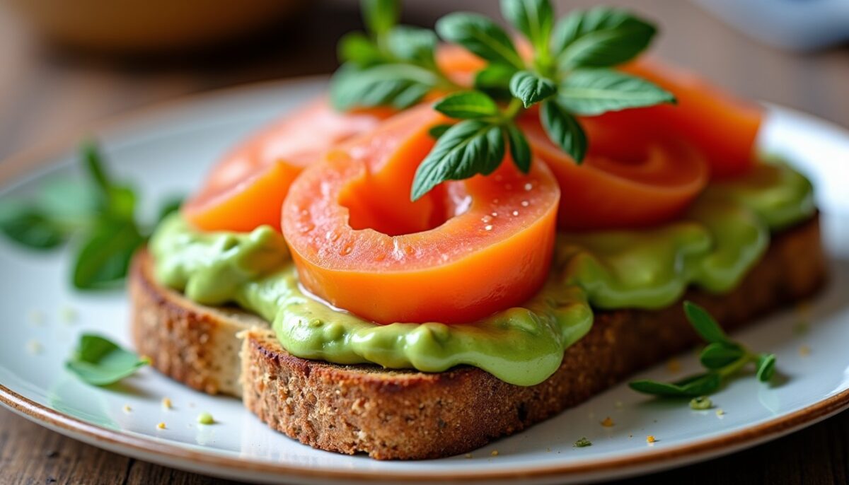 Toast à l'avocat et saumon : une recette simple et express pour un délice sain